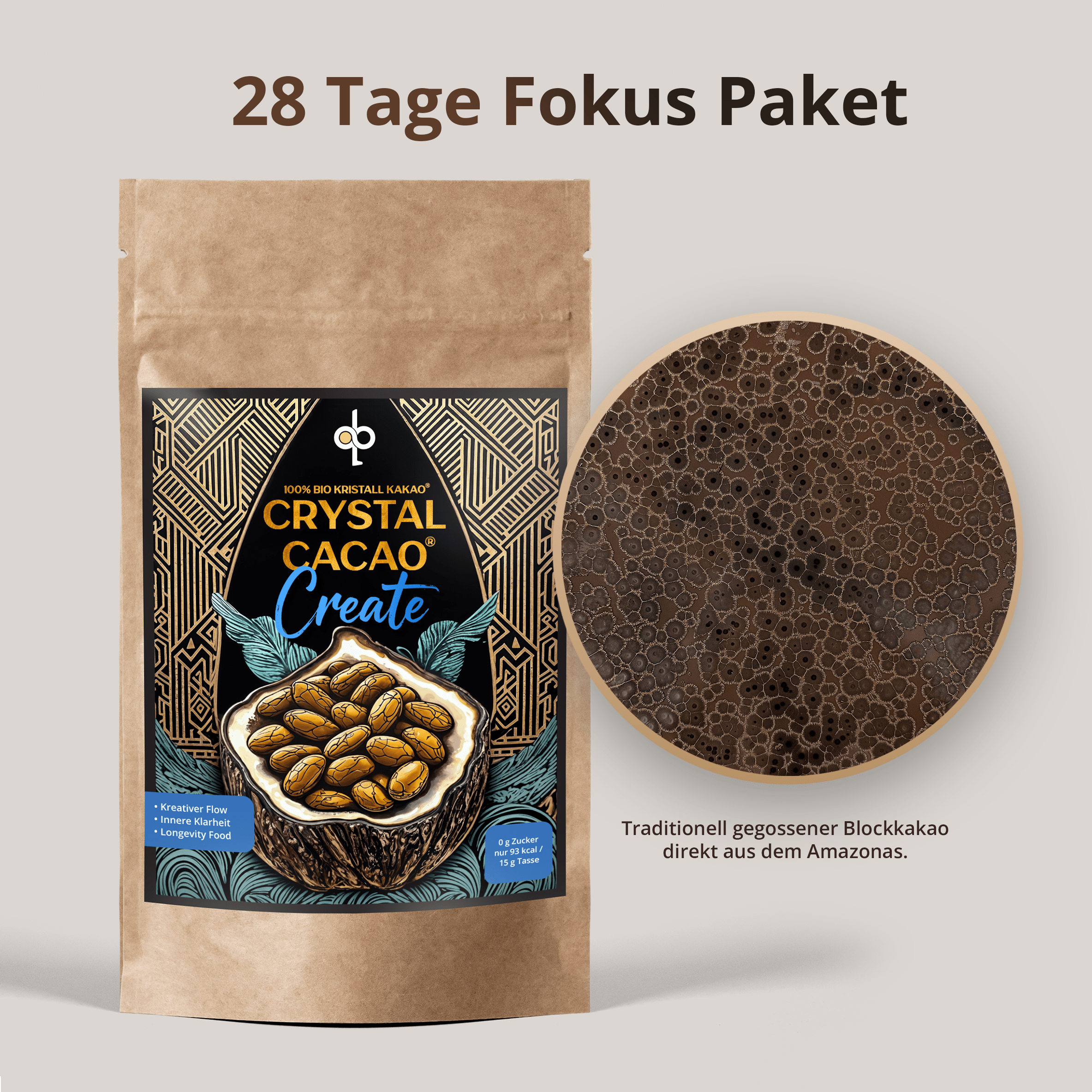 Crystal Cacao® – 28 Tage Fokus