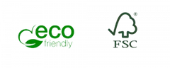 Logo eco friendly und FSC