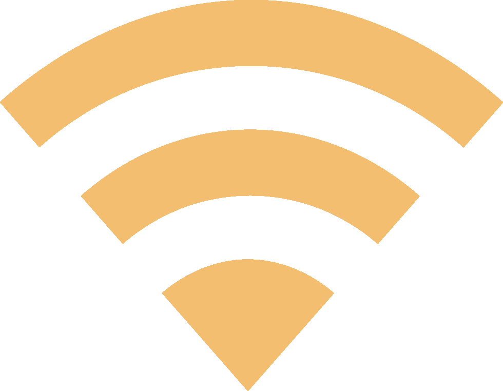 Bild Wifi Symbol Gold