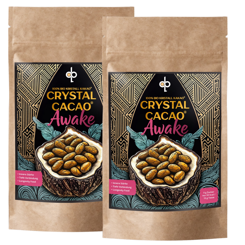 2x Crystal Cacao® Awake